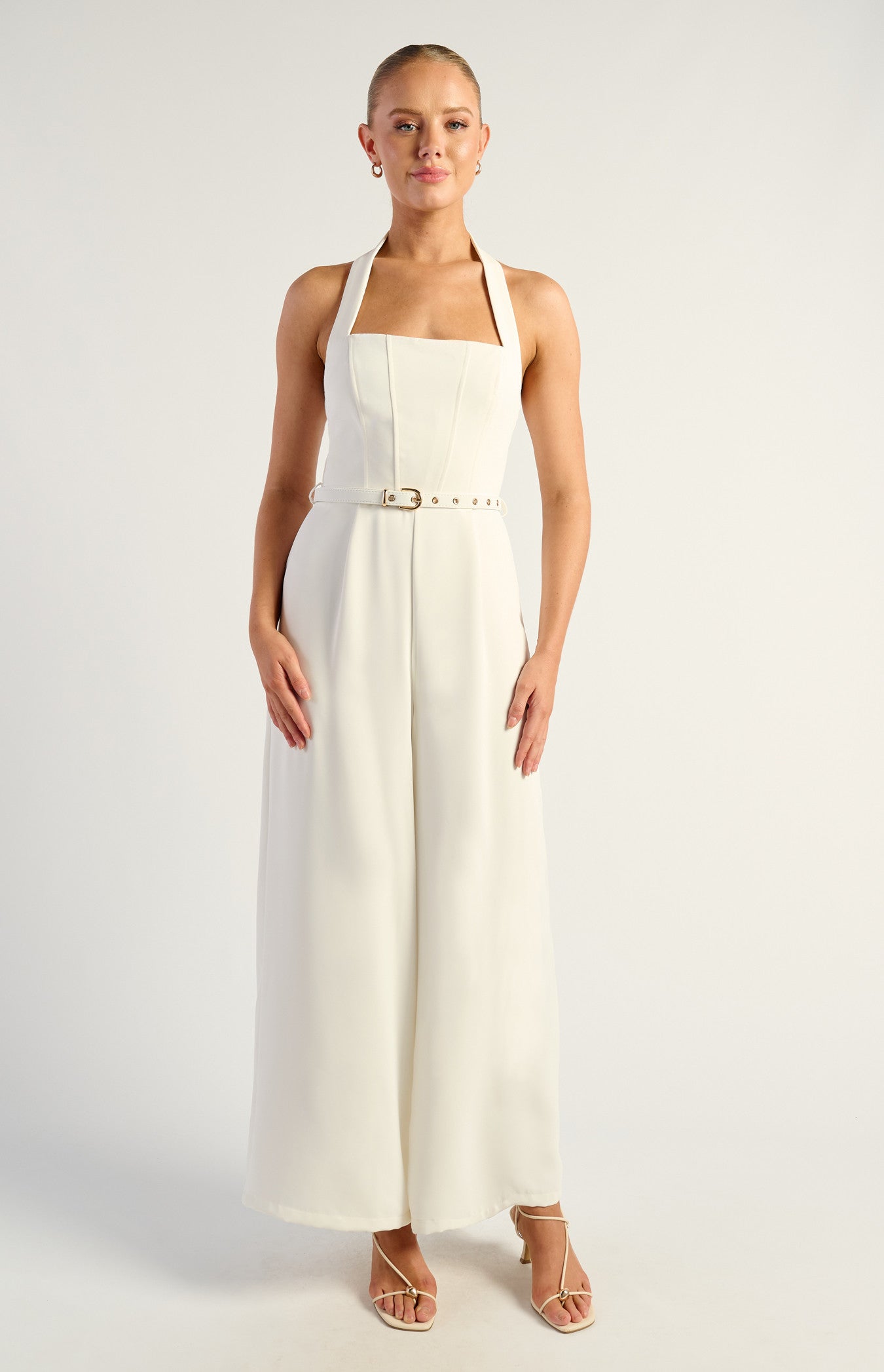 GABRIELA JUMPSUIT- WHITE