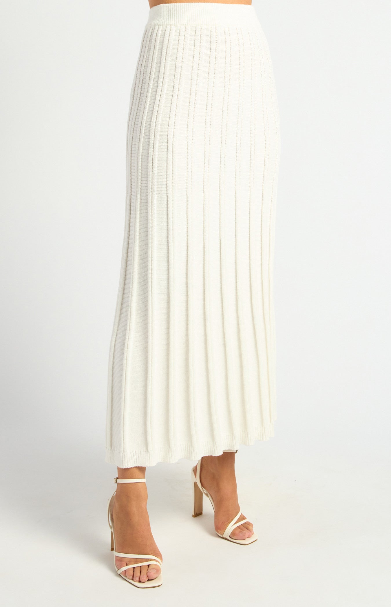 MIMI MAXI SKIRT-IVORY