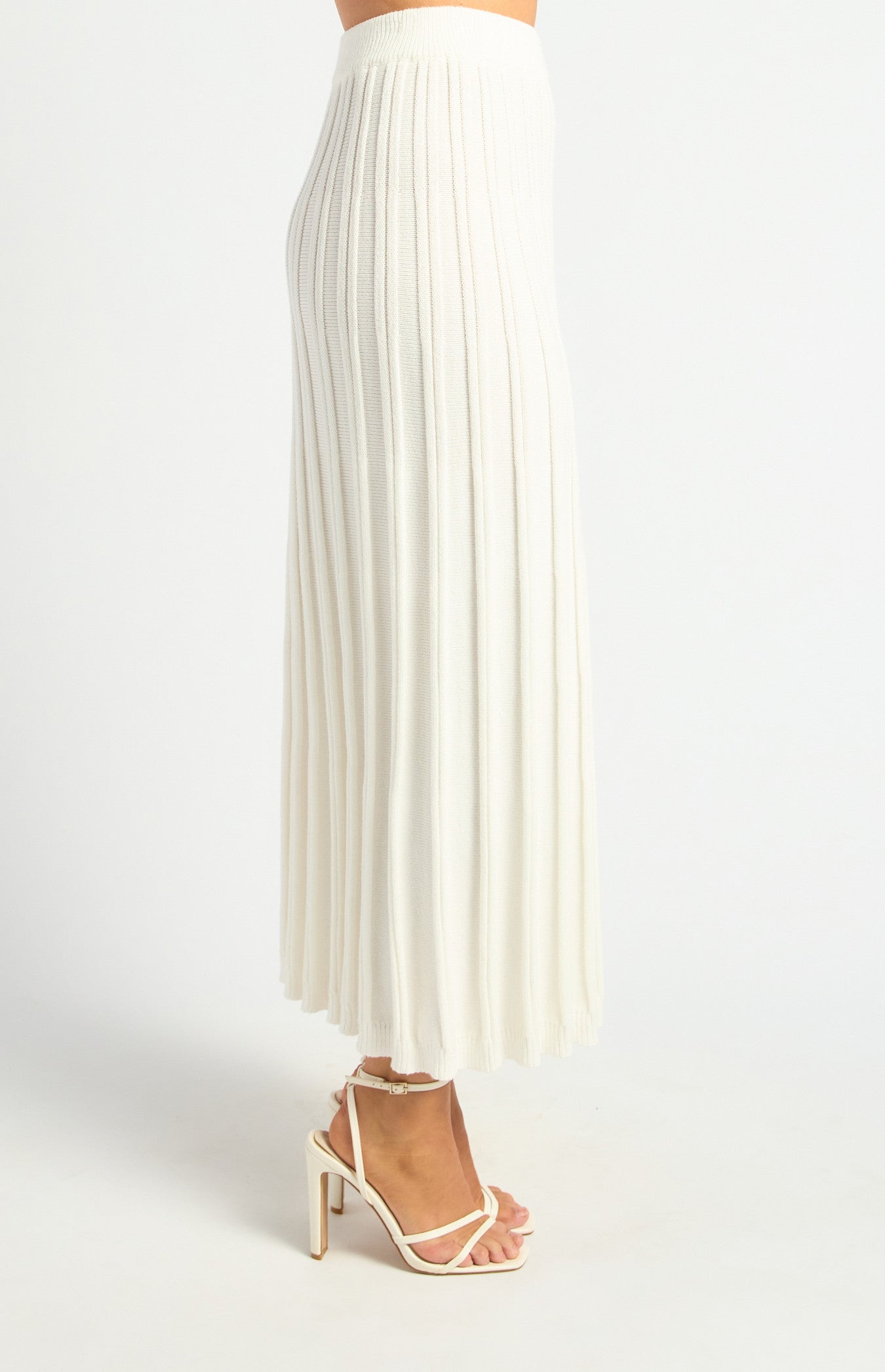 MIMI MAXI SKIRT-IVORY