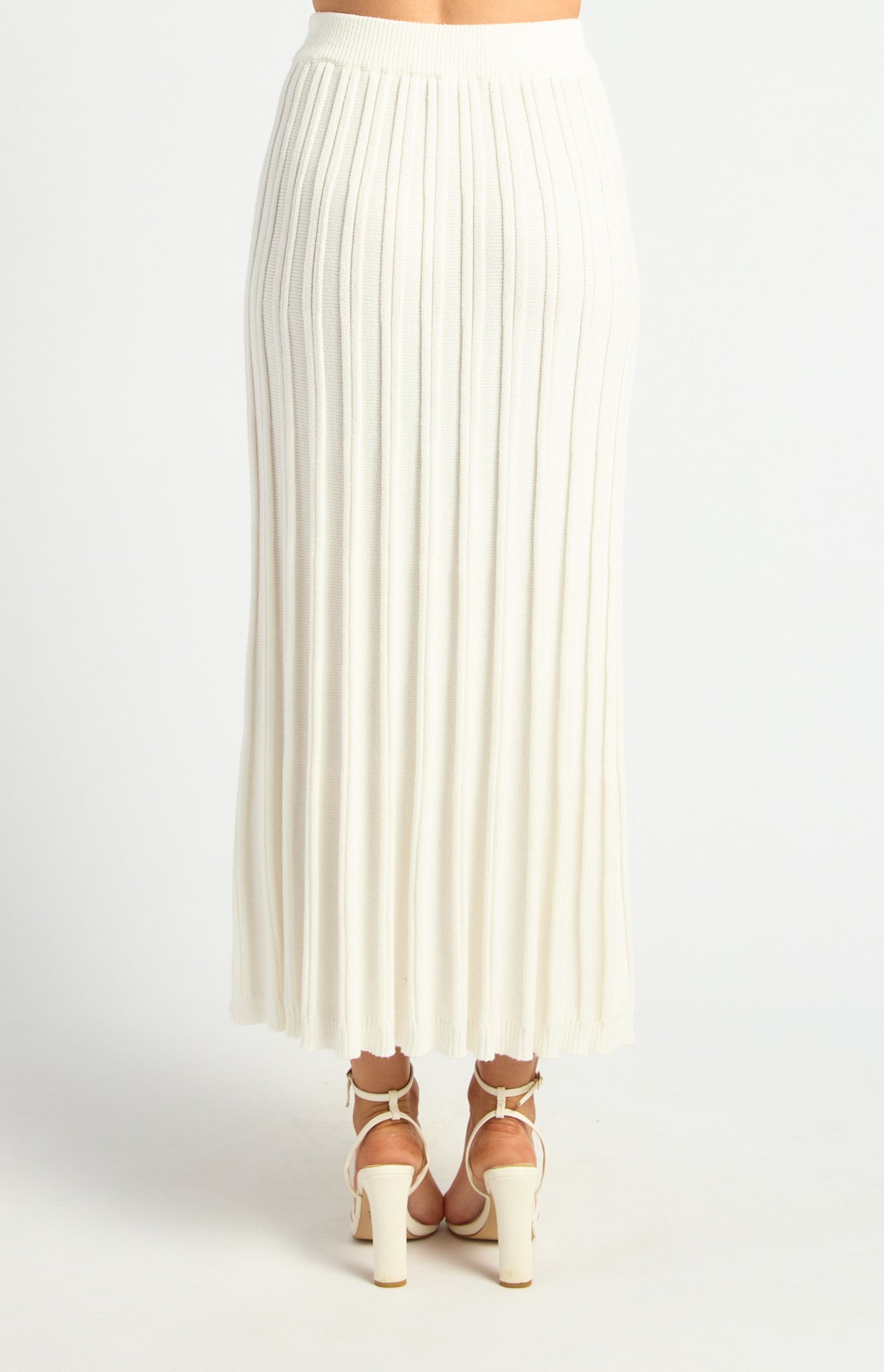 MIMI MAXI SKIRT-IVORY