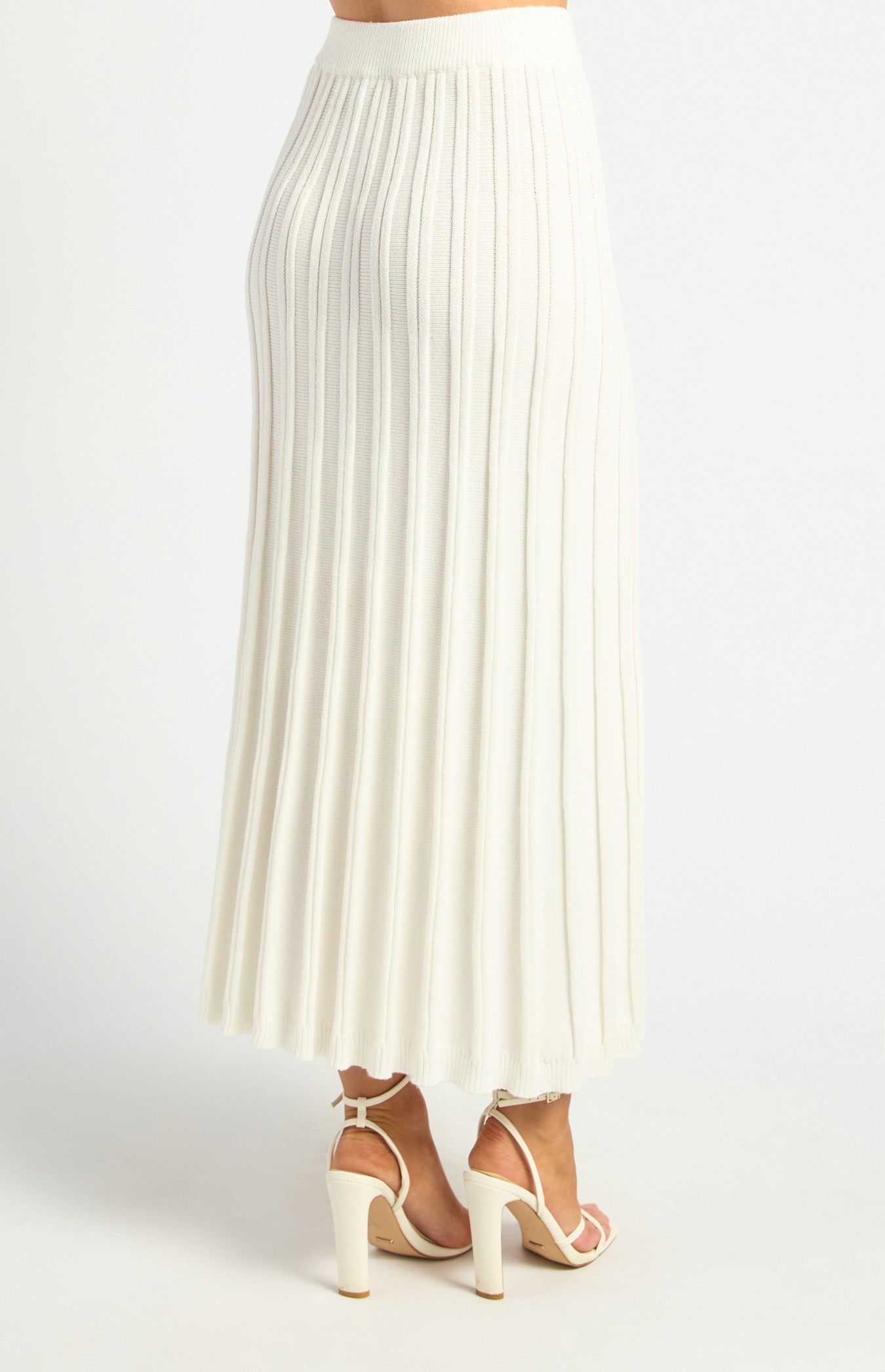 MIMI MAXI SKIRT-IVORY