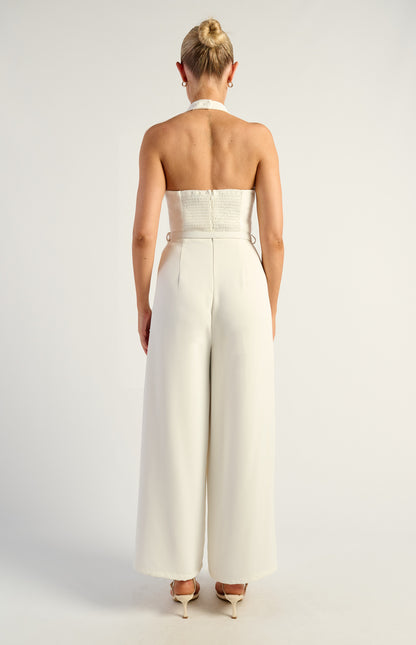 GABRIELA JUMPSUIT- WHITE