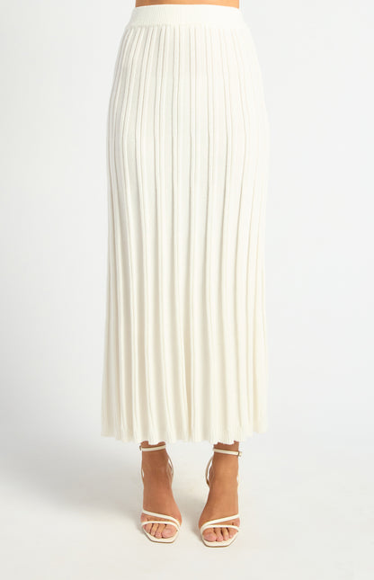 MIMI MAXI SKIRT-IVORY