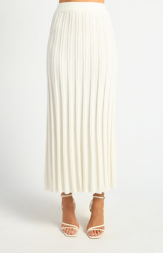 MIMI MAXI SKIRT-IVORY