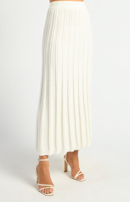 MIMI MAXI SKIRT-IVORY