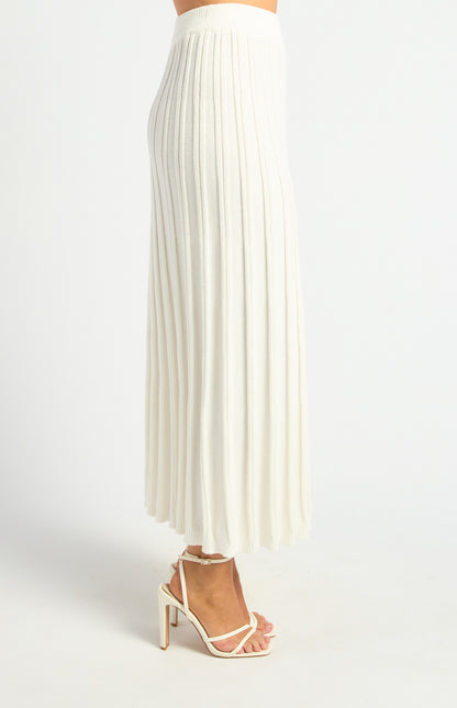 MIMI MAXI SKIRT-IVORY