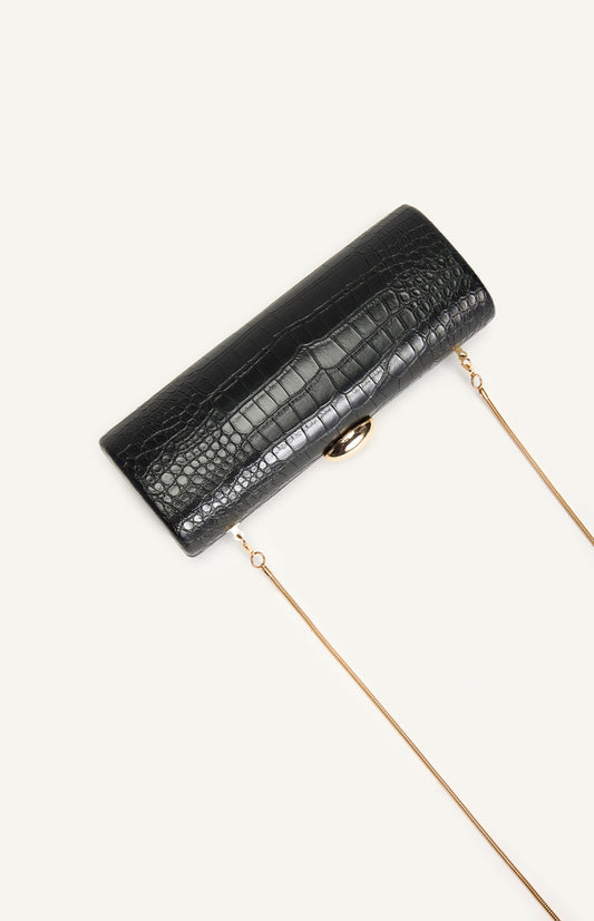 KIM CLUTCH- BLACK