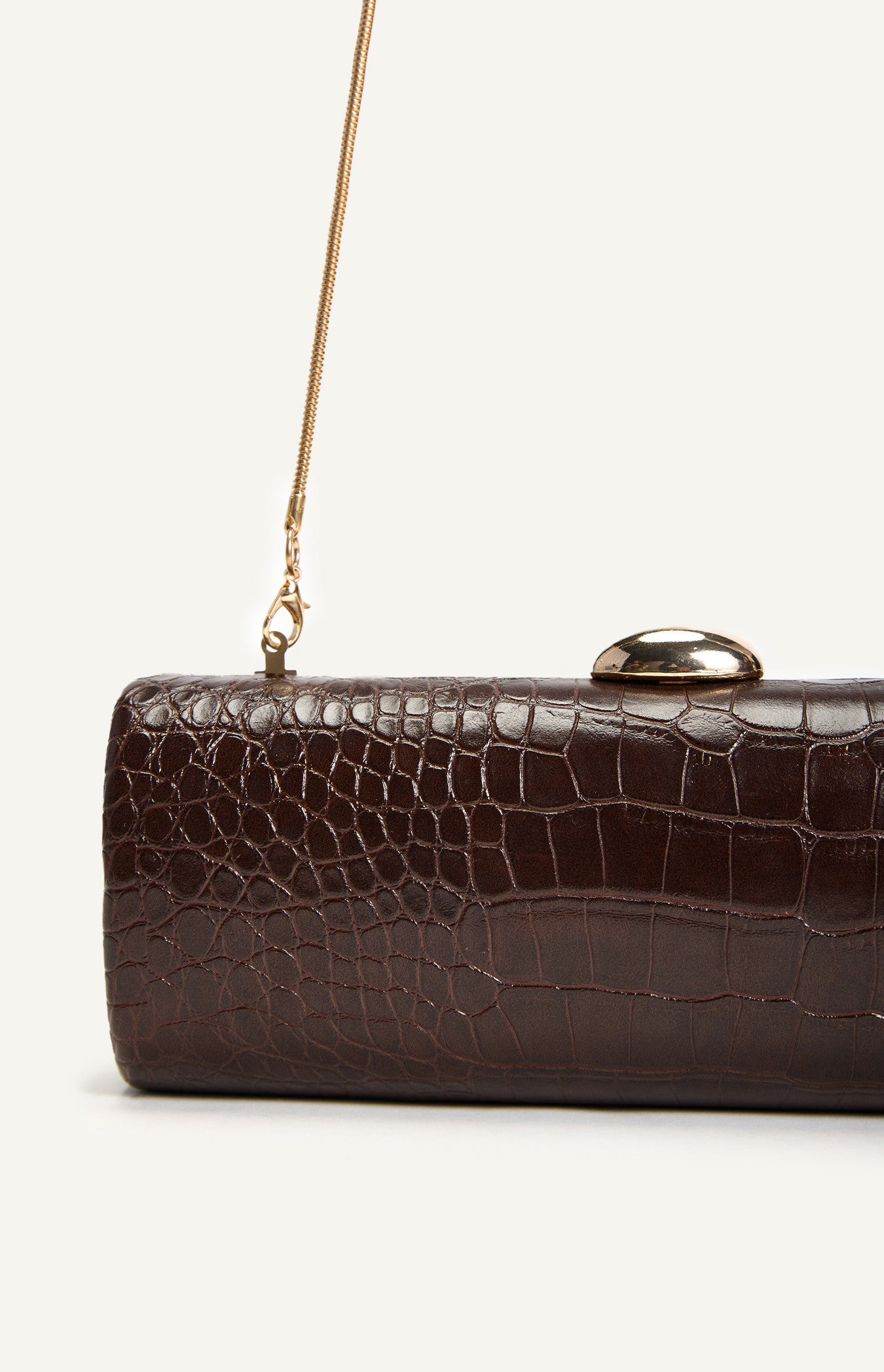 KIM CLUTCH- ESPRESSO