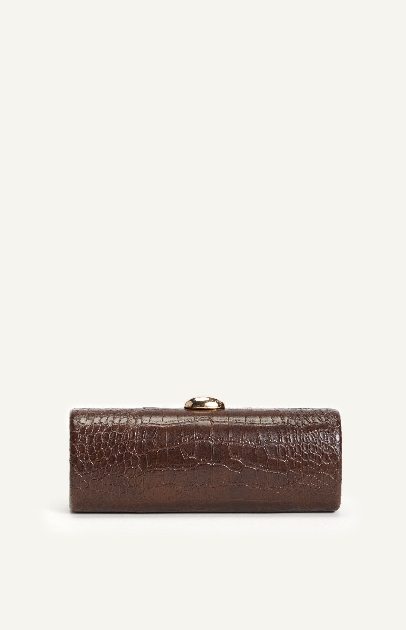 KIM CLUTCH- ESPRESSO