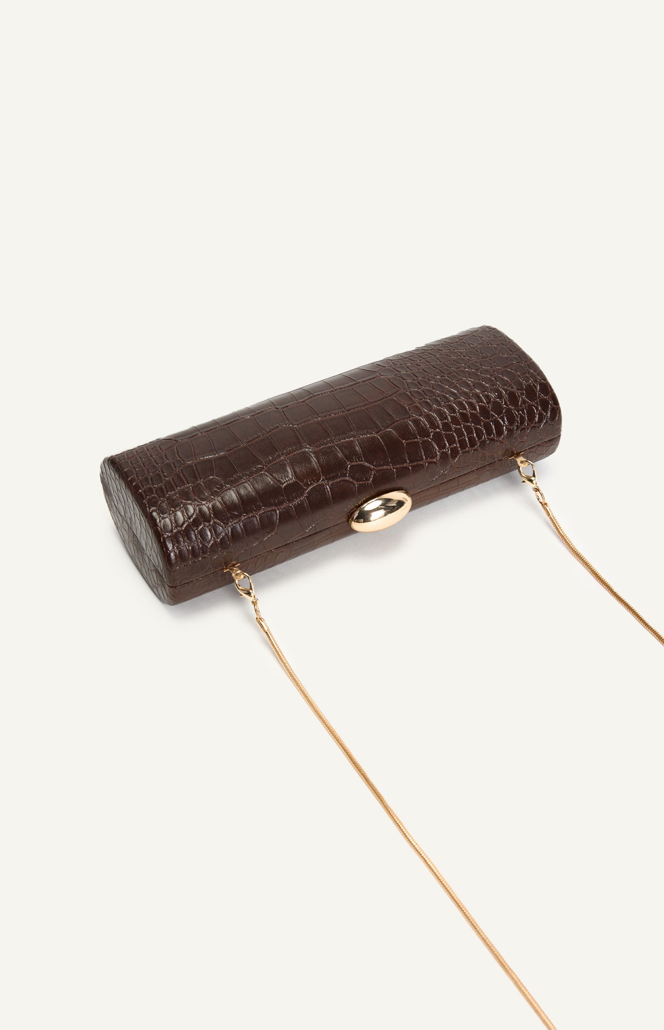 KIM CLUTCH- ESPRESSO