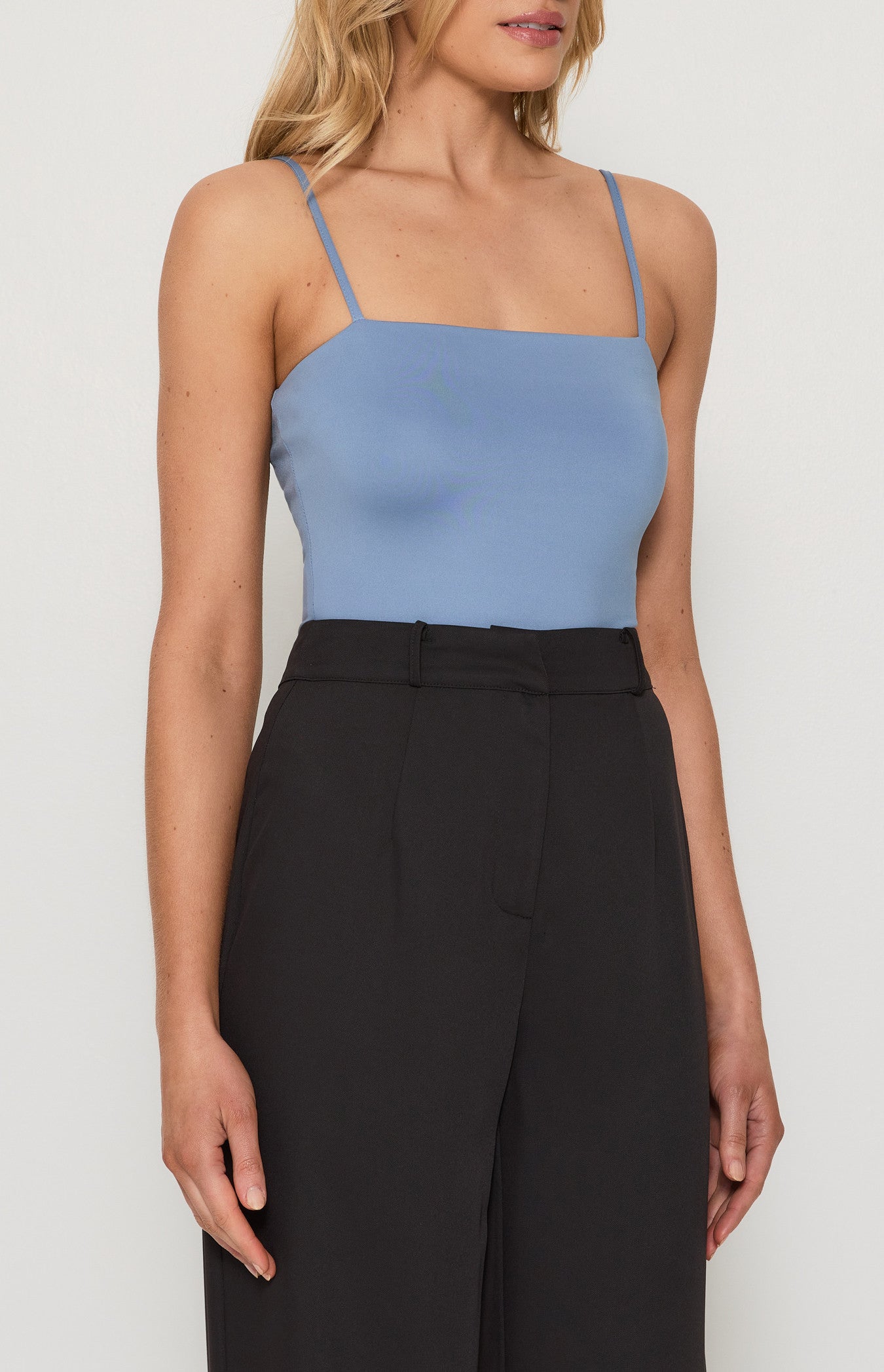 AVA BODYSUIT-STEEL BLUE
