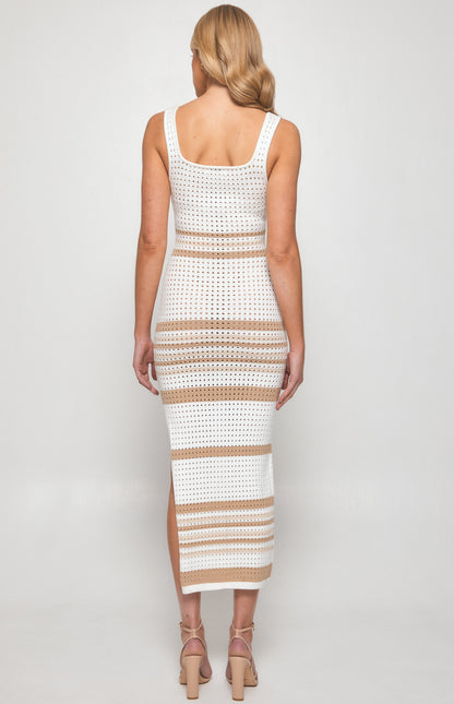 LYDIA CROTCHET MIDI DRESS - JADE & BELLE